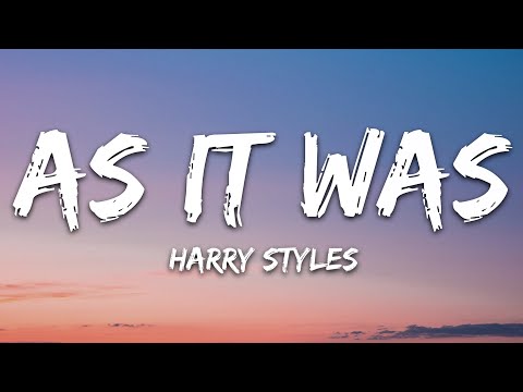 Harry Styles - As It Was (Lyrics)