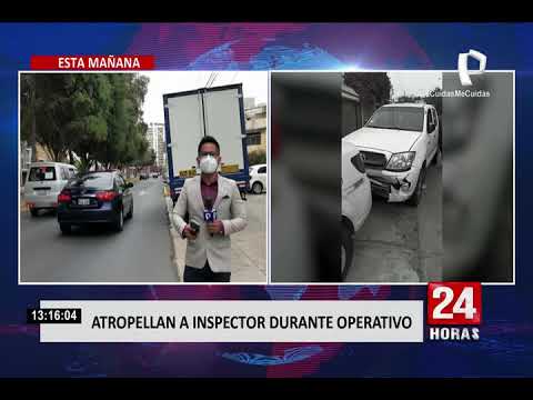 Surco: atropellan a inspector de ATU durante operativo