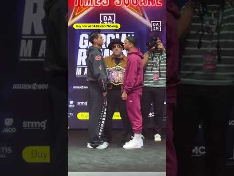 Ryan Garcia vs. Rolly Romero face off 👊 #shorts