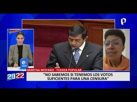 Martha Moyano: Aníbal Torres ya debería dejar de ser premier porque ofende al país
