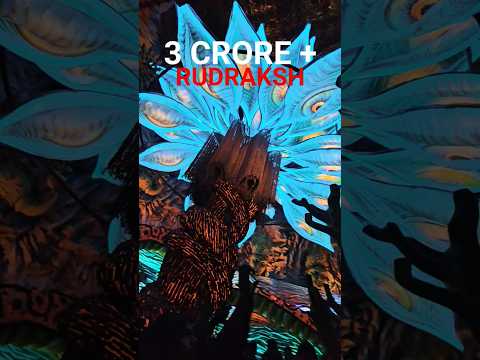 THREE CRORE + RUDRAKSH USED FOR MAKING THIS PANDAL #kolkata #pandal #2025 #durgapuja2025