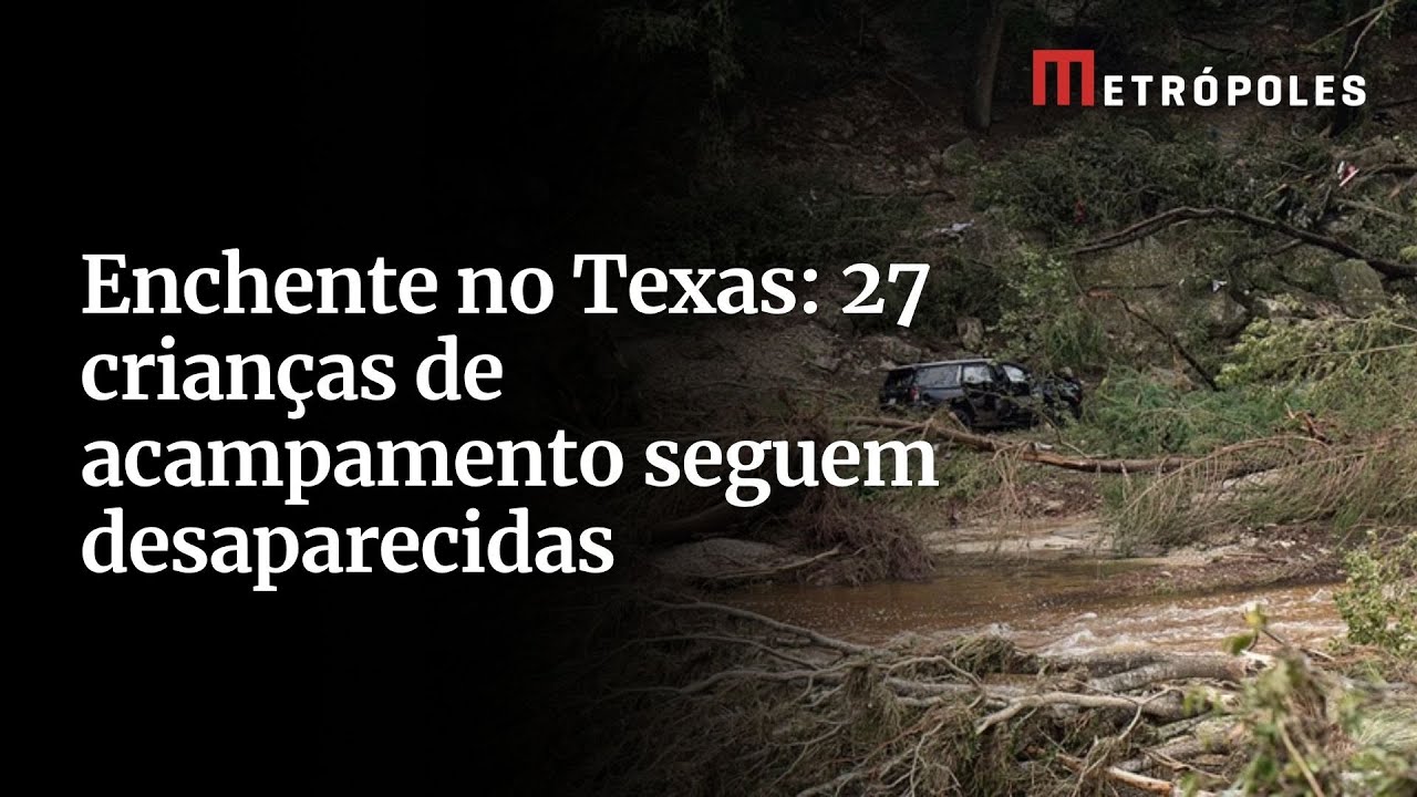 Enchente no Texas: 27 crianças de acampamento seguem desaparecidas