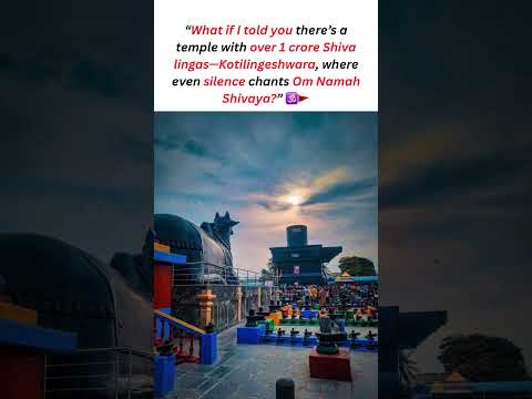 1 crore lingas, 1 echo — Om Namah Shivaya. 🕉️ #shorts #shiva #divine #omnamahshivaya #god #bhakti