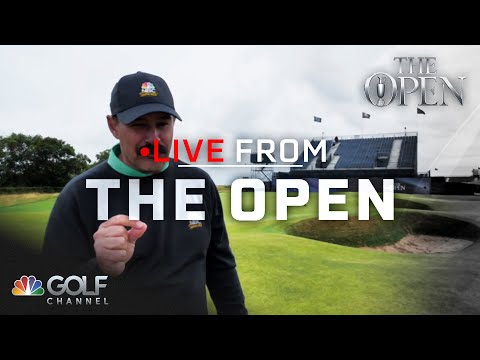 Johnson Wagner earns an 8/10 for try at Xander Schauffele's chip | Live From The Open | Golf Channel