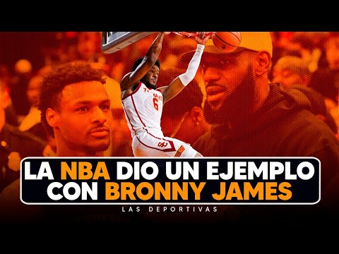 La NBA dió un ejemplo con Bronny James - Las Deportivas