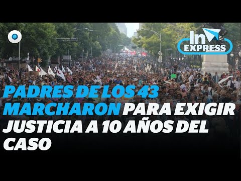 Acuden 10 mil personas a marcha por Ayotzinapa I Reporte Indigo