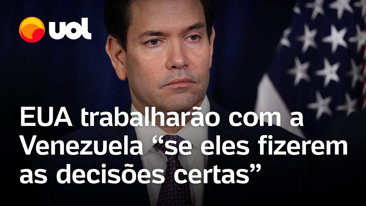 EUA trabalharão com a Venezuela se eles fizerem as decisões certas diz Marco Rubio
