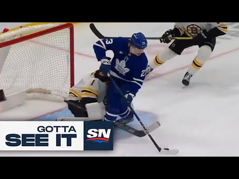 GOTTA SEE IT: Maple Leafs Matthew Knies Scores Stunning No-Look Backhand Goal