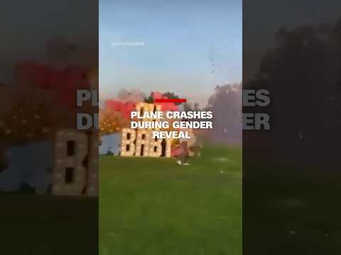 Plane crashes during gender reveal