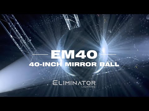 Eliminator Lighting EM40 Mirror Ball Demo