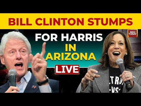 LIVE: Bill Clinton Stumps For Kamala Harris In Phoenix Arizona | Kamala Harris News  | US Elections
