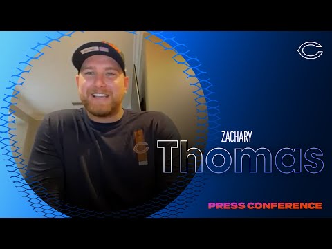 Zachary Thomas: 'I'm going to fit into this system really well' | Chicago Bears video clip