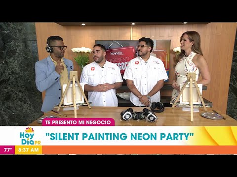 Te presento mi negocio: Silent painting neon party