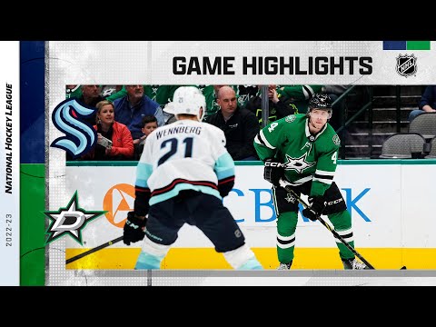Kraken @ Stars 3/21 | NHL Highlights 2023
