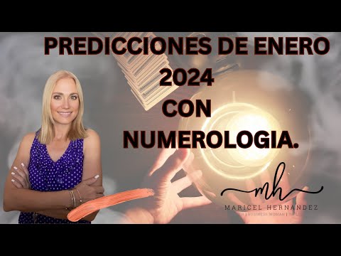 Predicciones de enero 2024 con numerología.