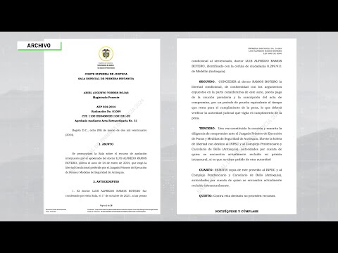 Luis Alfredo Ramos queda en libertad - Teleantioquia Noticias