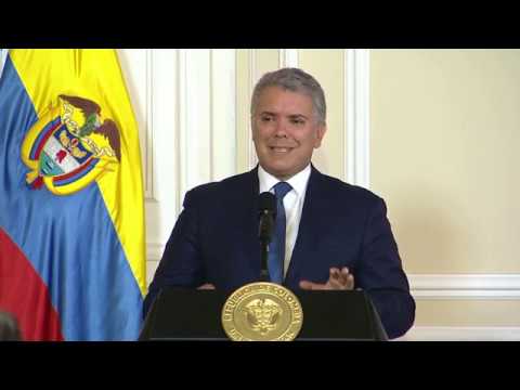 Presidente Duque en la posesión de Rodolfo Zea como ministro de Agricultura y Desarrollo Rural