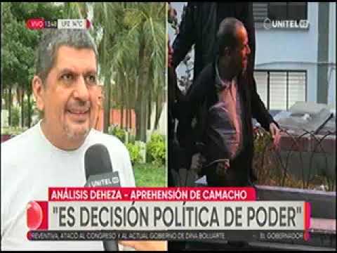 29122022   PABLO DEHEZA   DETENCION DE CAMACHO FUE UNA DECISION POLITICA   UNITEL