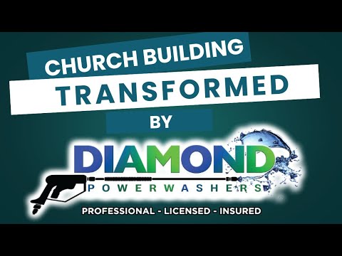 Commercial Building Power Washing! (Part 1) | Church Transformed By Diamond Power Washers Media Room |
