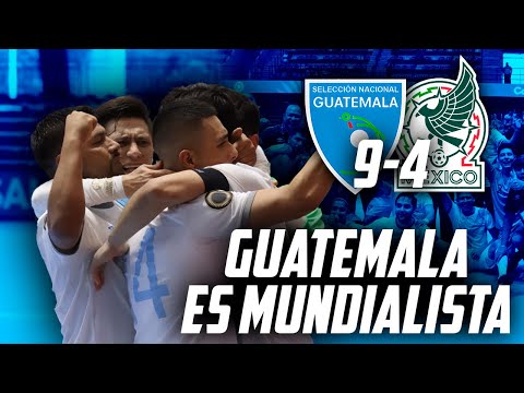 GUATEMALA HUMILLA A MEXICO Y CLASIFICA AL MUNDIAL DE FUTBOL SALA 2024 | Guatemala 9-4 Mexico