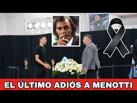 Las FOTOS del último adiós a CÉSAR LUIS MENOTTI