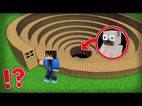 MEGTALÁLTAM A LEGHOSSZABB SPIRÁL AJTÓT KIIS HÁZÁBA A MINECRAFTBAN!