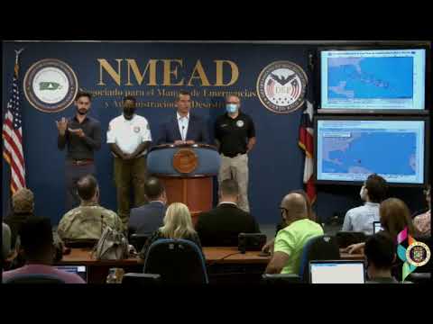 El gobierno ofrece conferencia de prensa sobre el potencial ciclón tropical 6