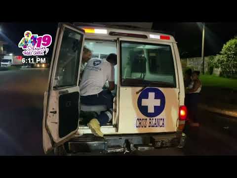 Grave colisión de motociclista con Jeep en Juigalpa - Nicaragua