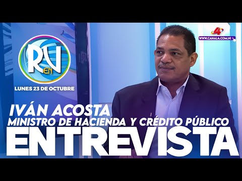 Ministro de Hacienda, Iván Acosta en la Revista En Vivo con Alberto Mora – 23 de octubre del 2023