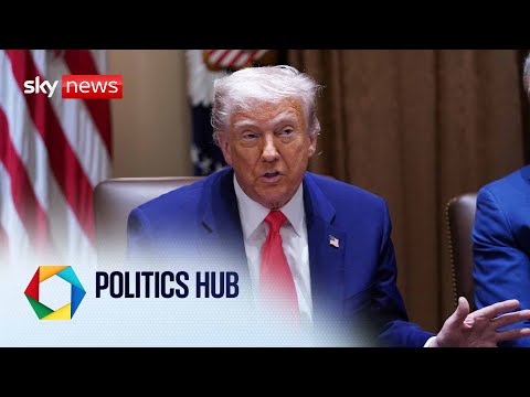 US markets struggle despite pause on most tariff hikes | Politics Hub with Ali Fortescue
