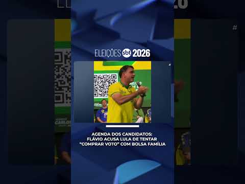 Flávio acusa Lula de tentar comprar voto com Bolsa Família | #SBTNews