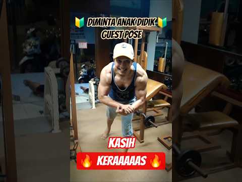 Bang GUEST POSE dong ‼️ #gym #fitness #workout #middle #muscle #binaraga #berotot #kekar #pov #fypシ