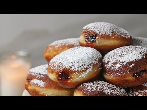 How To Make Jewish Jelly Donuts (Sufganiyot) ? Tasty