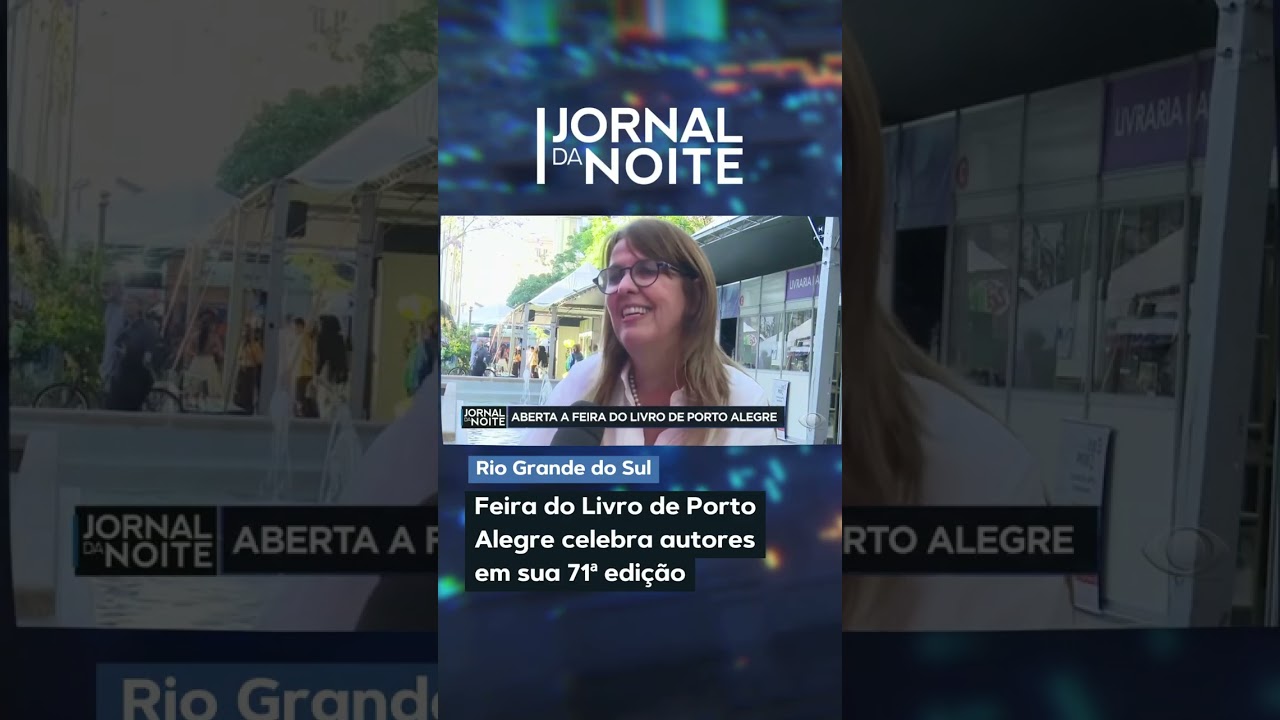 Feira do Livro de Porto Alegre celebra autores em sua 71ª edição TV Online Feira do Livro de Porto Alegre celebra autores em sua 71ª edição