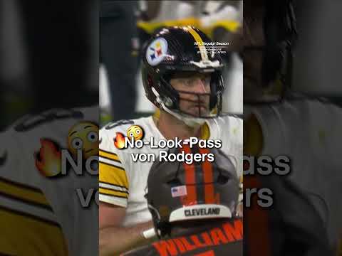 No-Look-Pass von Aaron Rodgers 🔥😮‍💨