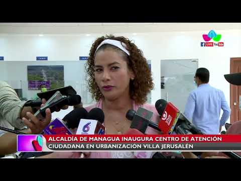 Alcaldía de Managua inaugura centro de atención ciudadana en urbanización Villa Jerusalén