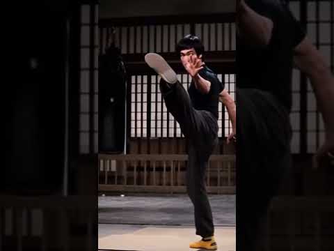 Bruce Lee’s Mastery of Leg Control — A Training Moment | Sora AI