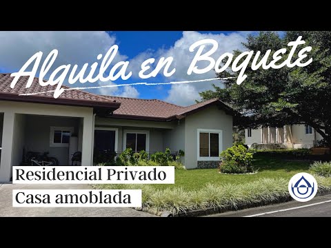 AMOBLADA – Alquila residencia moderna en Boquete Canyon Village, Chiriquí. 6981.5000