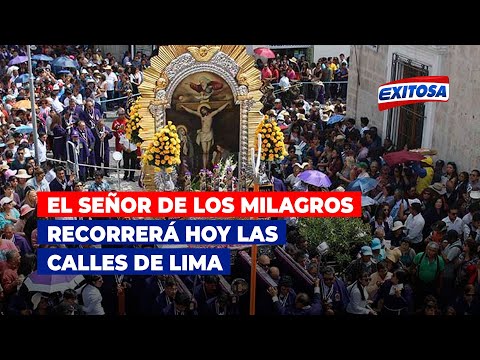 El Señor de los Milagros recorrerá hoy las calles de Lima
