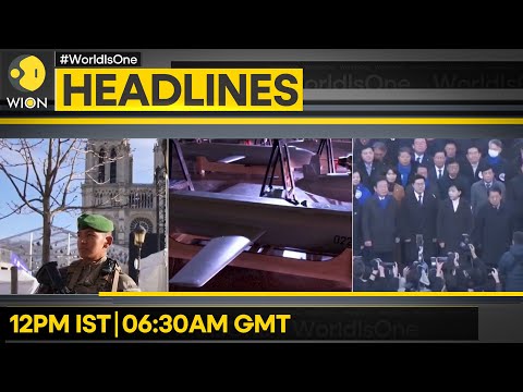 Security Tightened Around Notre-Dame | Ukraine Shows Off New 'Rocket'-Drone | Headlines