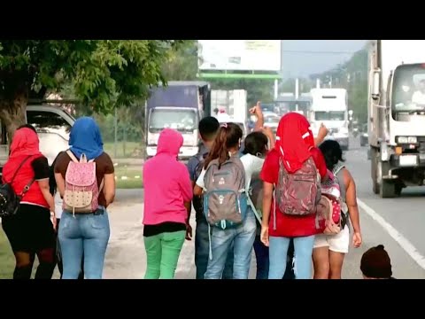 SPS: Salió la primera caravana de migrantes del 2024