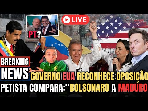 🔴 URGENTE: GOVERNO DO EUA APOIA OPOSIÇÃO E MADURO PODE CAIR DO PODER| #venezuela #venezuelaaovivo