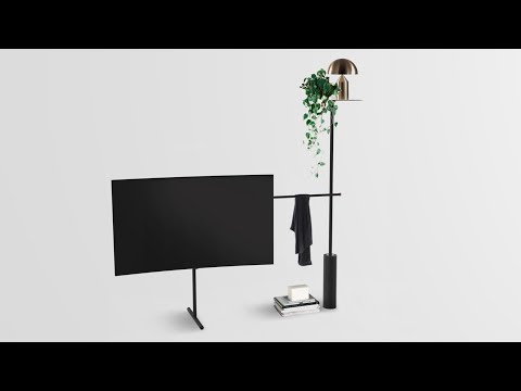Dezeen and Samsung's QLED TV stand design competition finalist: RøR by Fulden Dehneli