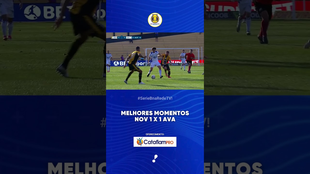 Melhores Momentos Novorizontino 1 x 1 Avaí   Série B 2025
