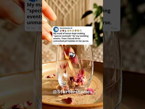 My maid of honor made “special cocktails” at my wedding. Then I found three pill bottles.