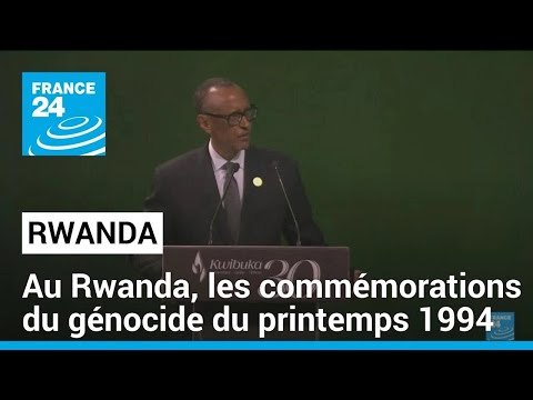 Au Rwanda, les commémorations du génocide du printemps 1994 • FRANCE 24