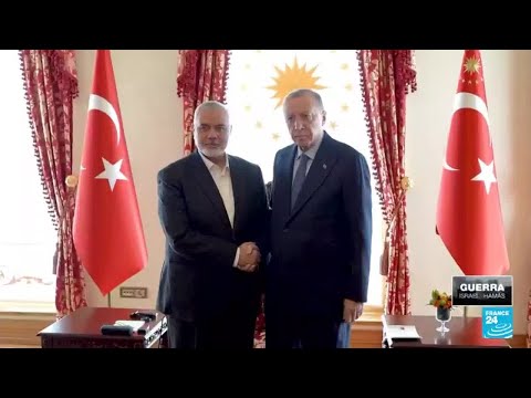 Líder político de Hamás se reunió con Erdogan en Estambul