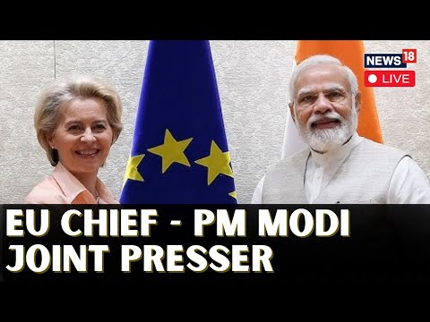 LIVE: EU Chief Ursula Von Der Leyen Meets PM Narendra Modi In Delhi | Joint Presser LIVE | N18G