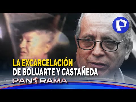 Llanto y liberación: imágenes de la excarcelación de Nicanor Boluarte y Mateo Castañeda
