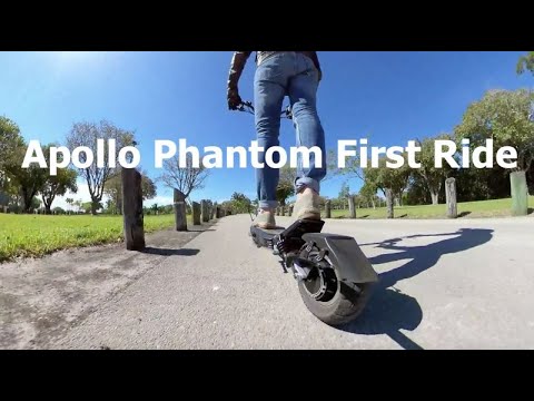 Apollo Phantom First Ride - Best Electric Scooter for Rough City Streets
